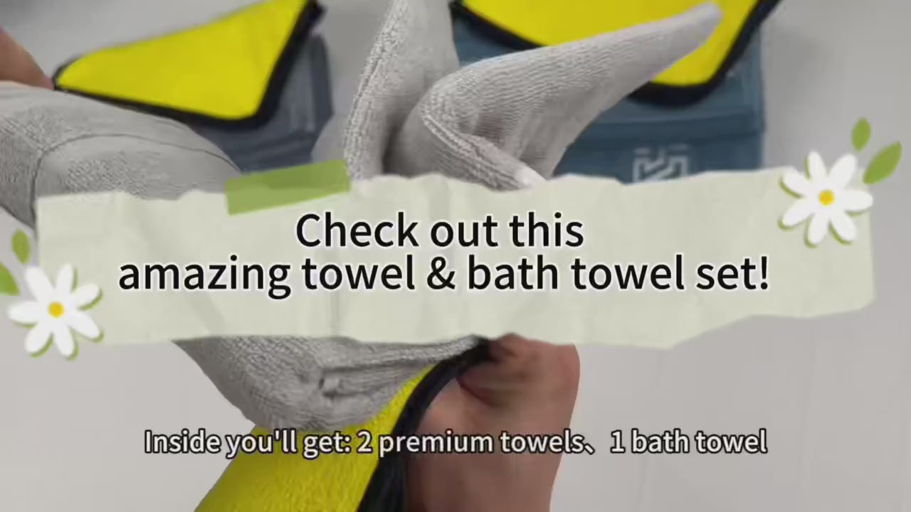 3 Set Luxury Greek Towel