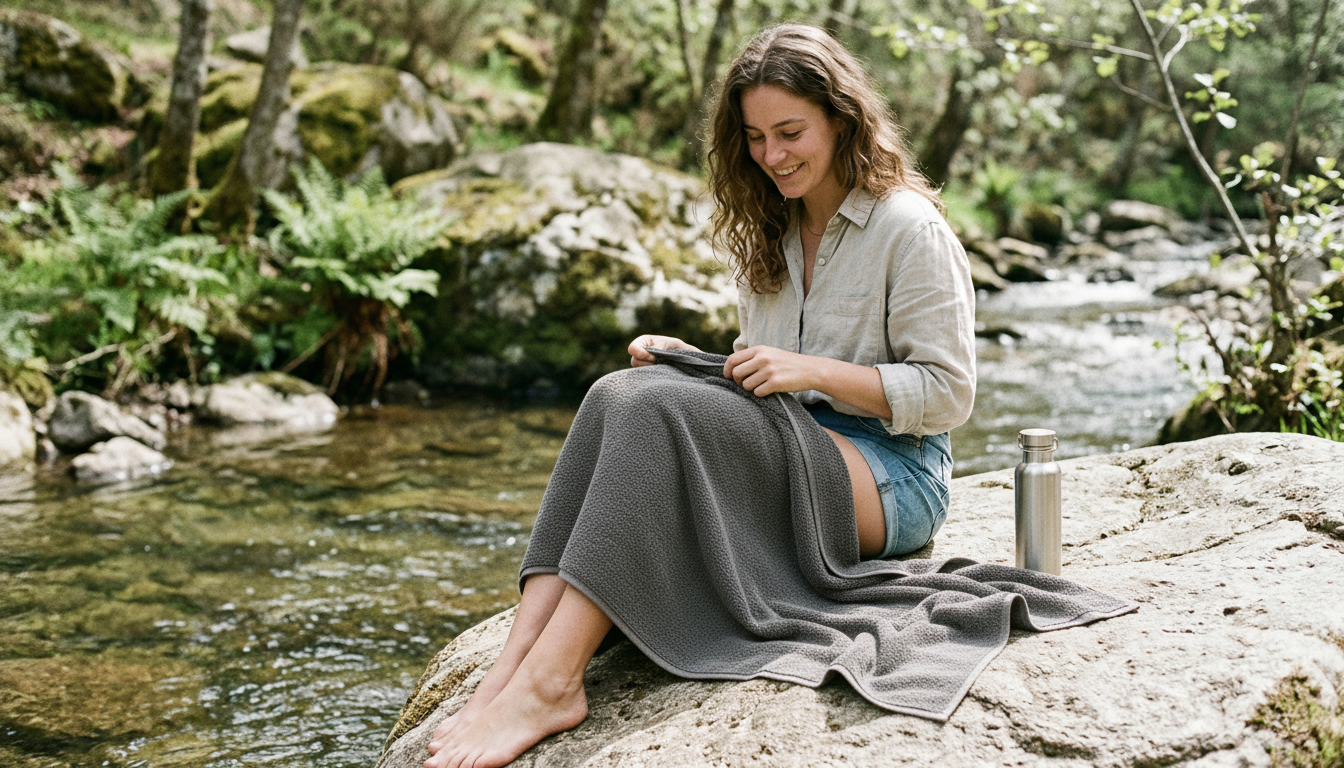 4-Pack Bath Towels — Grey (27 x 54 in, 600 GSM)