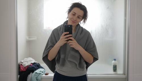 4-Pack Bath Towels — Grey (27 x 54 in, 600 GSM)