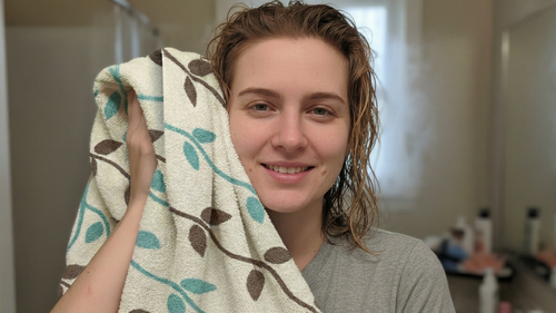 Aqua Vine Reversible 6-Piece Towel Set — 100% Cotton, Ultra-Soft & Super Absorbent