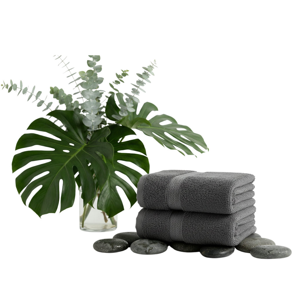 4-Pack Bath Towels — Grey (27 x 54 in, 600 GSM)