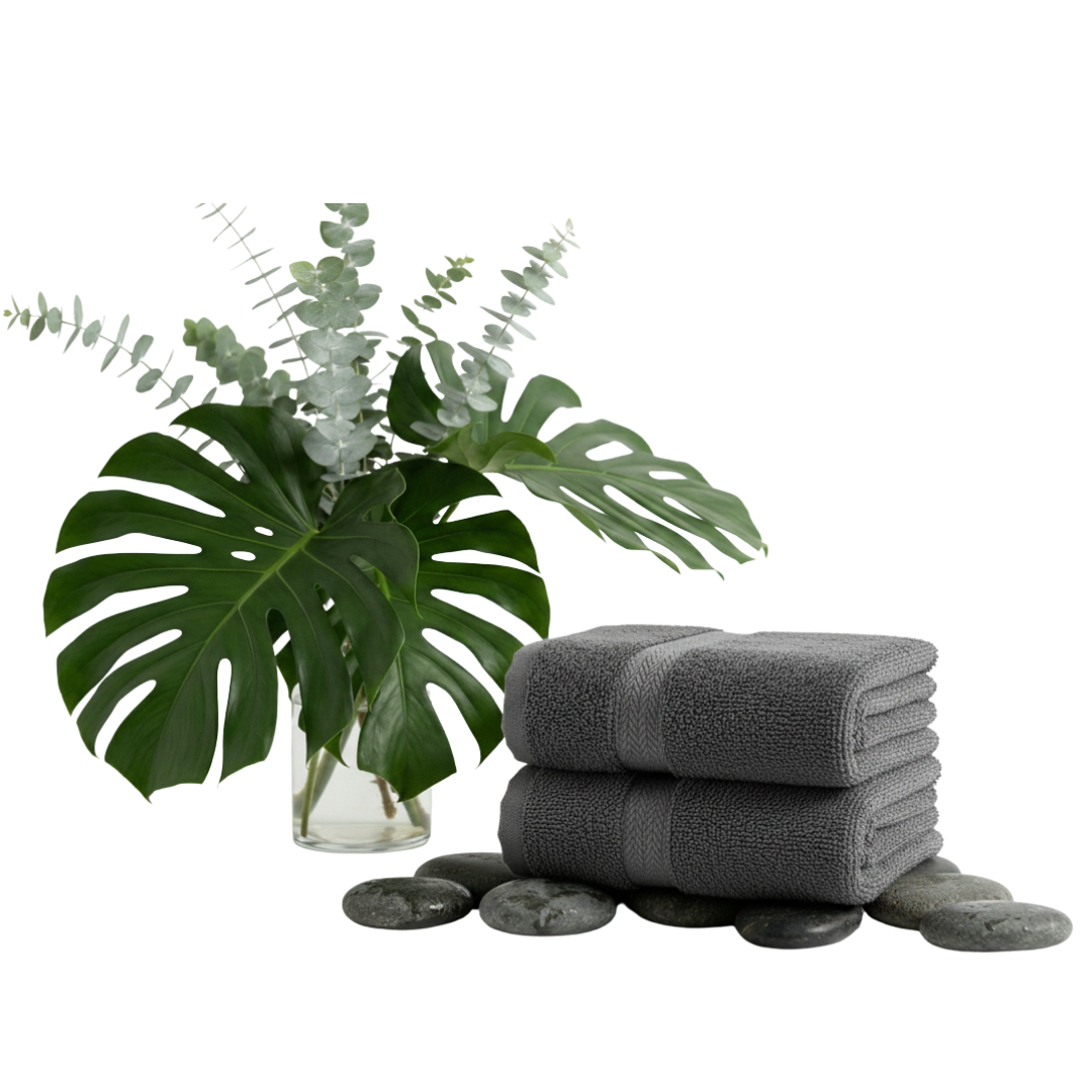 4-Pack Bath Towels — Grey (27 x 54 in, 600 GSM)