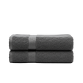 4-Pack Bath Towels — Grey (27 x 54 in, 600 GSM)